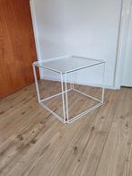 Kubus bijzettafel vintage, Ophalen, Gebruikt, 75 cm of meer, Rechthoekig