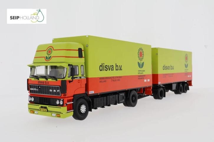 Tekno Daf 2800 topsleeper schamel aanhanger DISVA, Hobby en Vrije tijd, Modelauto's | 1:50, Nieuw, Bus of Vrachtwagen, Tekno, Ophalen of Verzenden