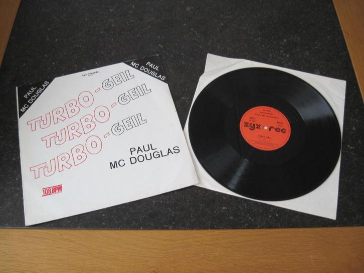 Paul Mc Douglas - Turbo-geil (12 inch/45rpm), Cd's en Dvd's, Vinyl Singles, Gebruikt, Maxi-single, Hiphop en Rap, 12 inch, Ophalen of Verzenden