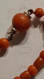 bloedkoralen halsketting, Sieraden, Tassen en Uiterlijk, Kettingen, Verzenden, Gebruikt, Oranje, Overige materialen