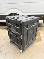 SKB DJ Rack / Taperack / Slant flightcase incl wieldolly, Muziek en Instrumenten, Ophalen of Verzenden, Zo goed als nieuw, Overige instrumenten