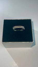 18k Witgouden Ring met Diamanten, Ophalen, Nieuw, Met edelsteen, Dame