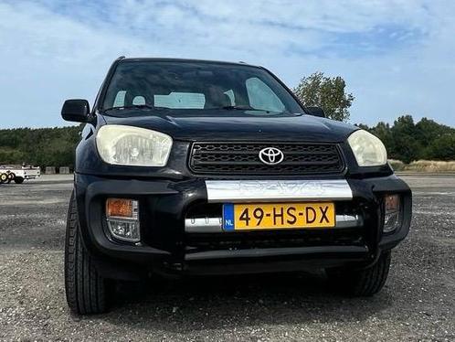 Toyota Rav4 1.8 I 3D 2001 Zwart, Auto's, Toyota, Bedrijf, Rav4, Benzine, D, SUV of Terreinwagen, Handgeschakeld, Origineel Nederlands