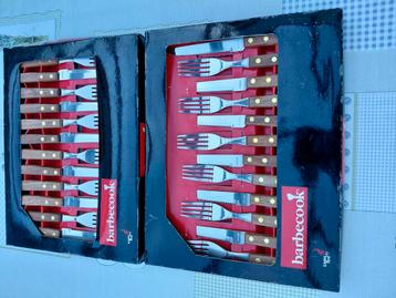 Barbeque bestek set 12x mes en vork, Barbecook, nieuw. beschikbaar voor biedingen