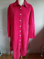 Nieuwe cyclaam roze rib stretch doorknoop jurk, maat XL, Kleding | Dames, Jurken, Maat 46/48 (XL) of groter, Nieuw, Ophalen of Verzenden
