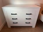 Commode wit met zwarte grepen, Kinderen en Baby's, Kinderkamer | Commodes en Kasten, Ophalen, 50 tot 70 cm, 90 tot 105 cm, 100 cm of meer