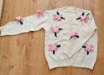 Vintage vest met roze gebreide rozen!! (NIEUW!!), Ophalen of Verzenden, Nieuw, Maat 36 (S), Roze