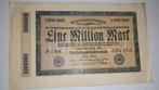 Oude bankbilet Germany 1000000 Mark 1923., Postzegels en Munten, Bankbiljetten | Europa | Niet-Eurobiljetten, Ophalen of Verzenden