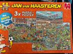 3 Jan van Haasteren puzzels voetbal 500/750/1000 stukjes, Ophalen of Verzenden, 500 t/m 1500 stukjes, Zo goed als nieuw