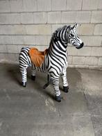 Animal Riding Speelgoed zebra op wielen, Kinderen en Baby's, Speelgoed | Hobbelfiguren, Ophalen, Zo goed als nieuw