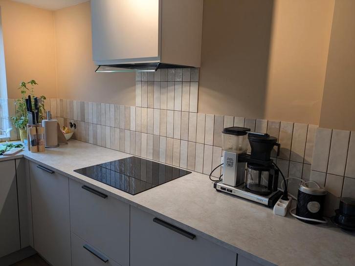 Beige handvorm wandtegels 6,5x20cm - 2m2, Doe-het-zelf en Verbouw, Tegels, Gebruikt, Wandtegels, Keramiek, Minder dan 20 cm, Minder dan 20 cm