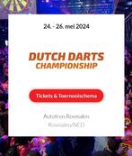 Dutch darts Championship zaterdag avond 25 mei, Tickets en Kaartjes
