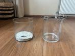 Glazen Vazen Set, Huis en Inrichting, Woonaccessoires | Vazen, Overige kleuren, Ophalen of Verzenden, Minder dan 50 cm, Glas