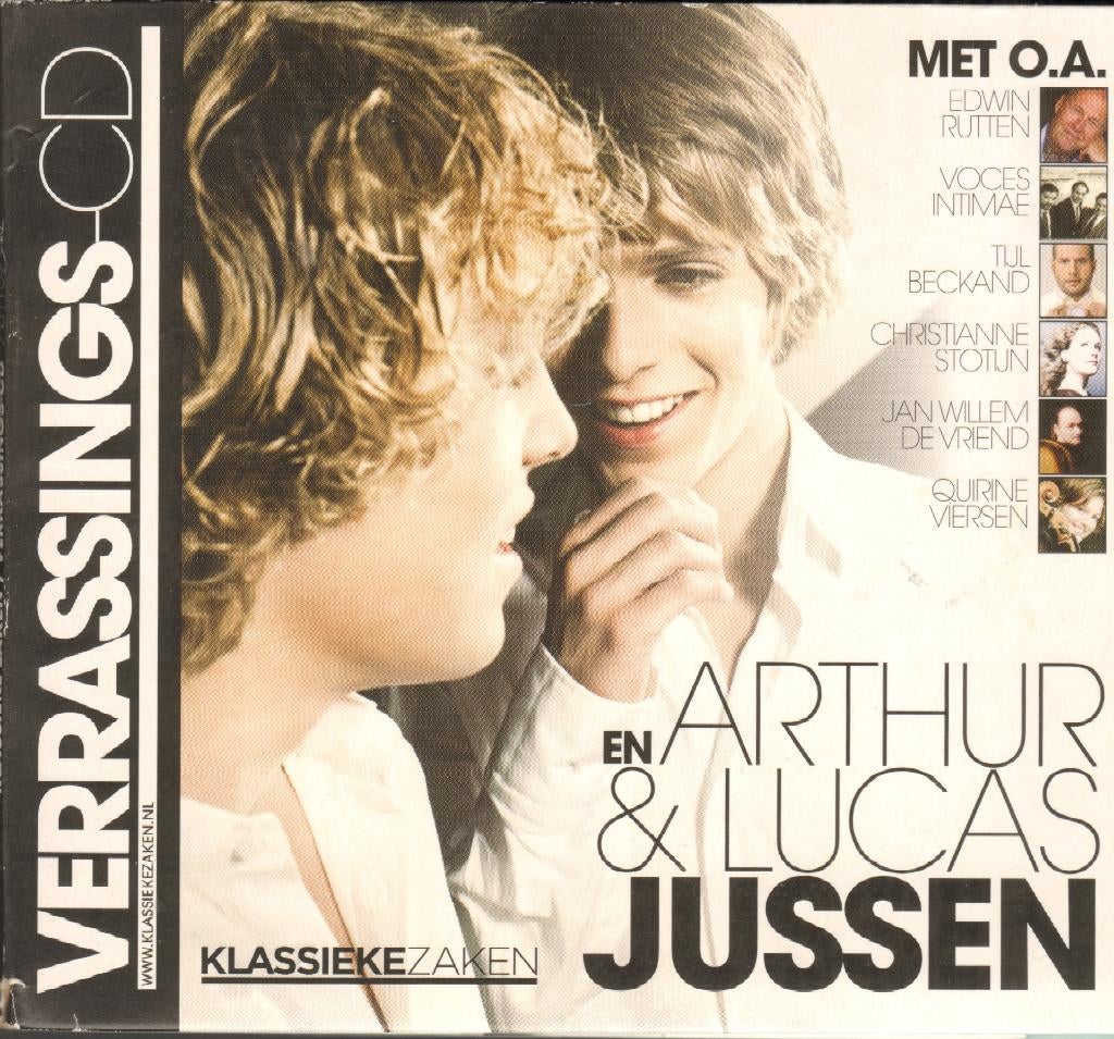 Arthur Lucas JUSSEN Amsterdam Sinfonietta Edwin Rutten *DC, Ophalen of Verzenden, Barok, Gebruikt, Overige typen