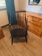 Houten stoel met spijlen, Ophalen, Gebruikt, Bruin, Landelijk