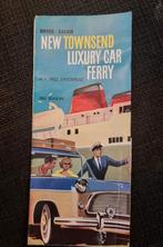 Folder new townsend ferry 1962, Verzamelen, Scheepvaart, Ophalen, Gebruikt, Motorboot, Boek of Tijdschrift