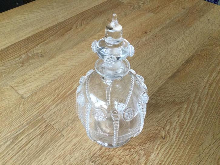 Nøstetangen karaf Hadeland glasfabriek Noorwegen. Serica., Antiek en Kunst, Antiek | Glas en Kristal, Ophalen of Verzenden