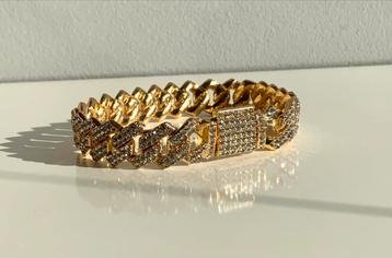 Dames armband met strass Nieuw 20cm