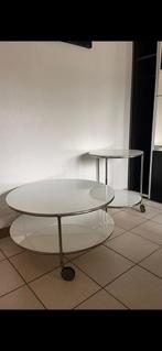 Salontafel en bijzettafel, Ophalen, 50 tot 100 cm, Rond, Minder dan 50 cm