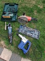 4 MACHINES c.q. APPARATEN in één koop, in goede staat, Doe-het-zelf en Verbouw, Gereedschap | Boormachines, Ophalen, Overige typen