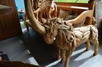 Handgemaakte Ibex van Teakhout (125 cm), Ophalen, Nieuw, Dier
