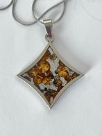 Meteoriet Sericho hanger met zilveren ketting, Sieraden, Tassen en Uiterlijk, Met edelsteen, Nieuw, Ophalen of Verzenden, Zilver