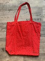 Stoffen tas stippen, Ophalen of Verzenden, Zo goed als nieuw, Rood, Shopper