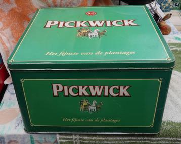 groot winkelblik PickWick thee/ groot theeblik DE beschikbaar voor biedingen