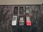 Partij Sony Ericsson GSMs (6 stuks), Ophalen of Verzenden, Niet werkend, Zwart, Overige systemen