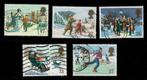Engeland michel 1300-1304 gestempeld, Postzegels en Munten, Postzegels | Europa | UK, Verzenden, Gestempeld