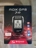Sigma Sport ROX 7.0 GPS fietscomputer fietsnavigatie - Zwart, Ophalen of Verzenden, GPS, Gebruikt