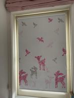Rolgordijn met bambi print, Minder dan 100 cm, Ophalen of Verzenden, Zo goed als nieuw, Wit
