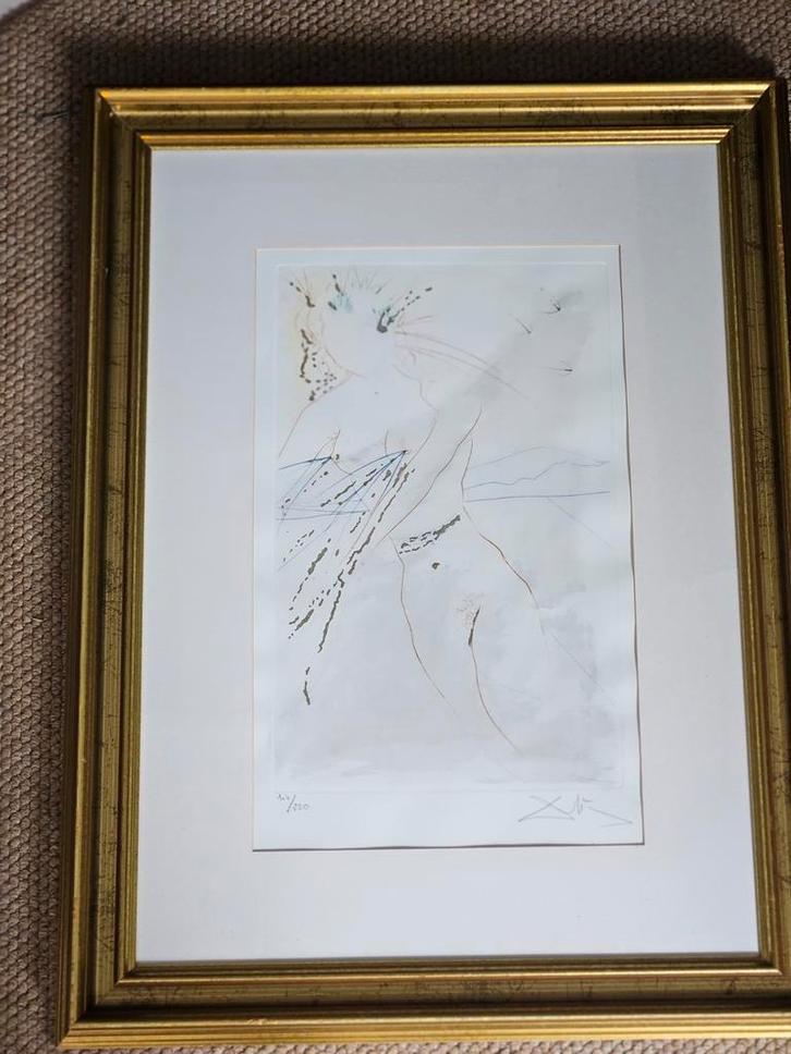 2 Salvador Dali zeldzame drypoint etchings, Antiek en Kunst, Kunst | Litho's en Zeefdrukken, Ophalen of Verzenden