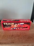 Vintage blikken trein frictie speelgoed locomotief pt405, Ophalen of Verzenden