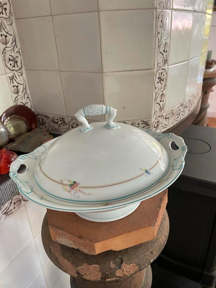 Vintage Dekschaal, jaren '50, Antiek en Kunst, Antiek | Servies compleet, Ophalen