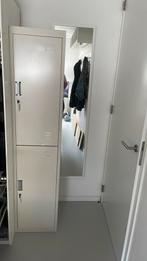 Lockerkast (2x) wit, Huis en Inrichting, Kasten | Kledingkasten, Ophalen, Minder dan 50 cm, Metaal, 150 tot 200 cm