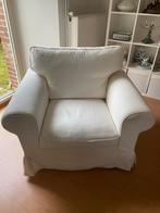 Gratis Ektorp Fauteuil met Witte Hoes, Ophalen, Gebruikt, Stof, 75 tot 100 cm
