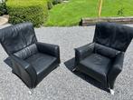 Rolf Benz 322 design fauteuils, Huis en Inrichting, Fauteuils, Ophalen, Gebruikt, 50 tot 75 cm, Leer