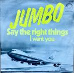 Single Jumbo-Say the right things/I want you, 1971, Verzenden, Gebruikt, 7 inch, Pop