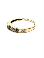 14k gouden ring met diamanten, ., Ophalen of Verzenden, Zo goed als nieuw, Met edelsteen
