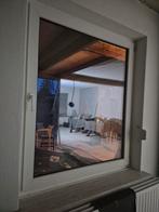 Draai-kiepraam met kozijn en dubbelglas, Ophalen, Gebruikt, 120 tot 160 cm, Dubbelglas