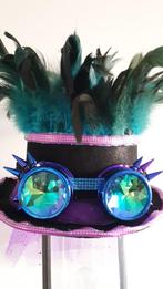 Hoed met stoere caleidoscoopbril, Ophalen of Verzenden, Carnaval