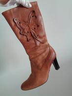 Lavorazione Artigiana leren laarzen maat 39, Kleding | Dames, Schoenen, Hoge laarzen, Bruin, Ophalen of Verzenden, Zo goed als nieuw