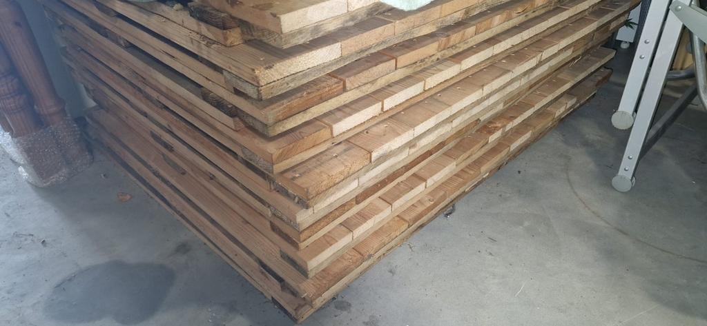 Vlonderplaten voor voortent - 90x120cm - 1 seizoen gebruikt, Caravans en Kamperen, Kampeeraccessoires, Ophalen, Gebruikt