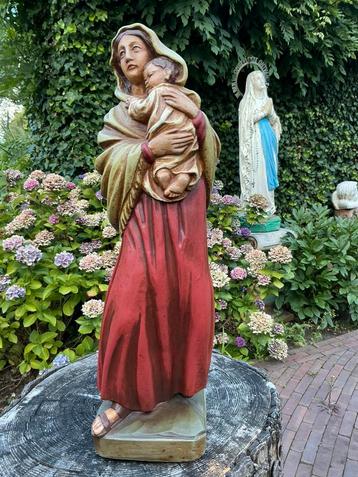 Bijzonder mooi Frans Mariabeeld ❤️ Maria met kindje beschikbaar voor biedingen