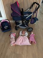 Complete poppenwagen set met BabyBorn poppen!, Kinderen en Baby's, Speelgoed | Poppen, Ophalen, Zo goed als nieuw, Babypop