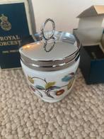 Royal Worcester grote dubbele ei coddler Strawberry Fair, Ophalen of Verzenden, Zo goed als nieuw, Overige stijlen