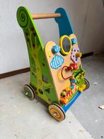 Loopwagentje hout, Kinderen en Baby's, Speelgoed | Houten speelgoed, Ophalen, Gebruikt, Overige typen