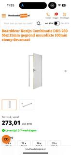 Nieuwe Stompe Deur 93x231,5cm, Doe-het-zelf en Verbouw, Deuren en Horren, Ophalen, 80 tot 100 cm, 215 cm of meer, Binnendeur