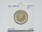 2-euromunt Duitsland (D) J 2011 Koers LX-K8.2, Ophalen of Verzenden, Duitsland, 2 euro, Losse munt